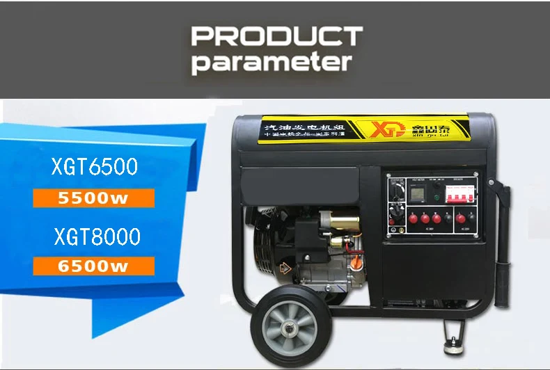 Three-Phase Manual Gasoline Generator